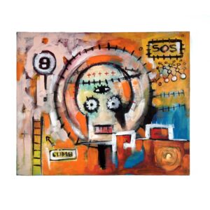 Abstract Painting In The Style Of Jean-Michel Basquiat American