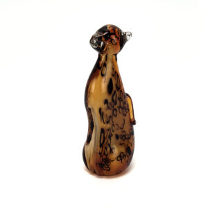 Vintage Murano Leopard Glass Sculpture