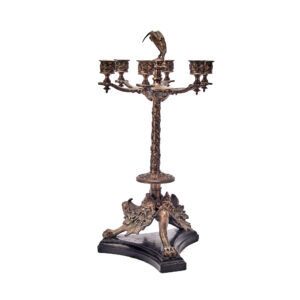 19th Century French Empire Candelabra w/ Detailed Feet