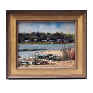 "The Point (Gibson Island)" Signed By Vera G. Spencer Strong Framed Artwork