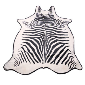 Authentic Zebra Black/White Rug