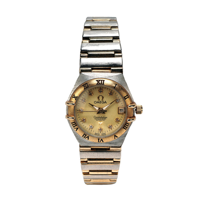 Omega Constellation Gold, Diamonds & Steel Ladies Watch