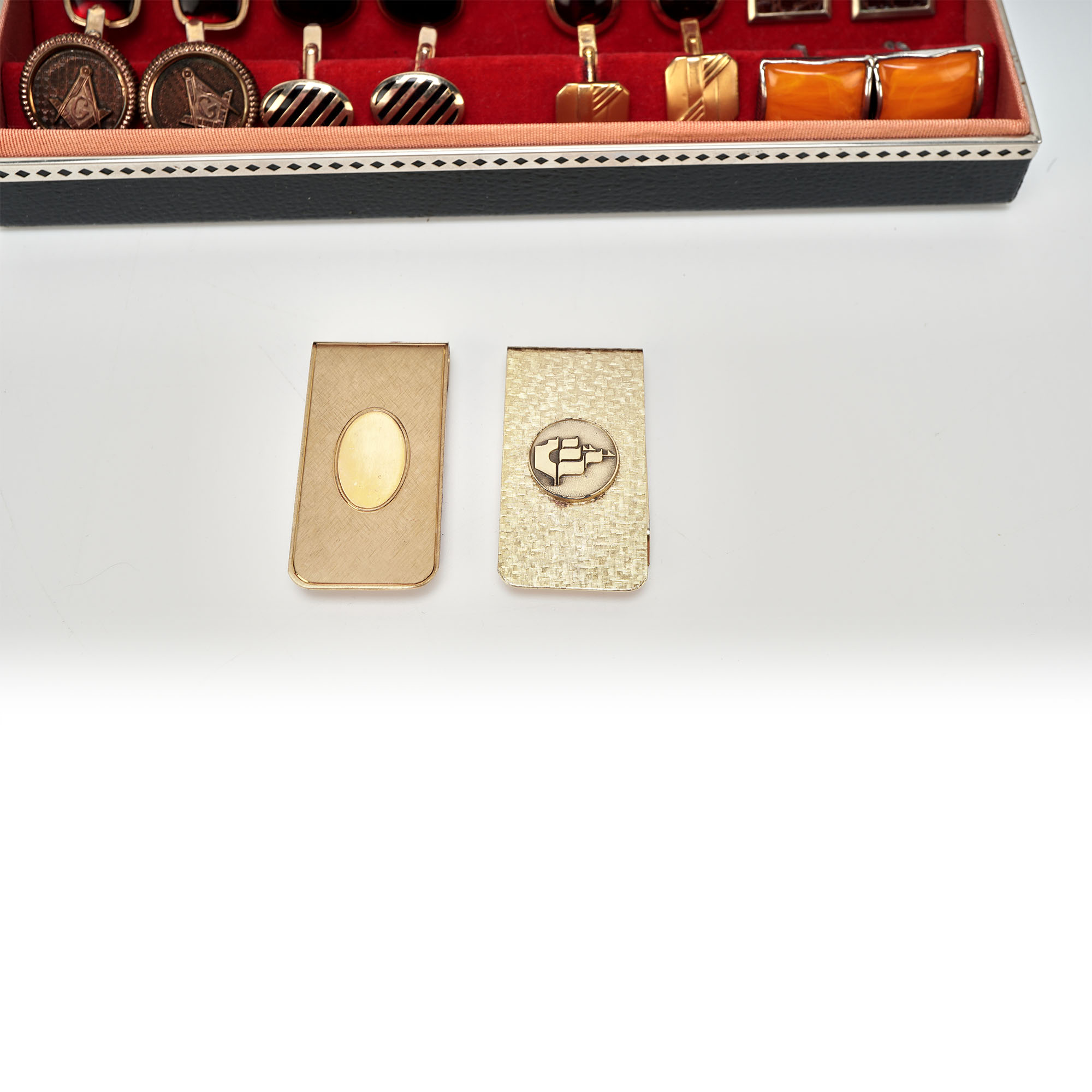 Collection of Vintage Cufflinks & Money Clips - Image 3
