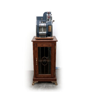 Vintage Nickel 5c Mills Slot Machine Blue